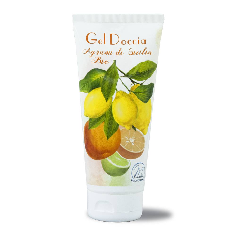 Pilogen Carezza Gel Doccia agli Agrumi di Sicilia BIO 200ml - Carezza Mediterranea