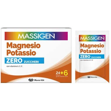 ﻿Clarins Marco Viti Massigen Magnesio E Potassio Senza Zucchero 24+6 Bustine